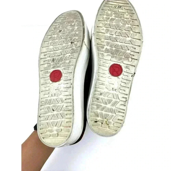 VTG Women's Burgundy Velour Platform Sneakers Sz 7 90's Y2K No Parking - Picture 3 of 12